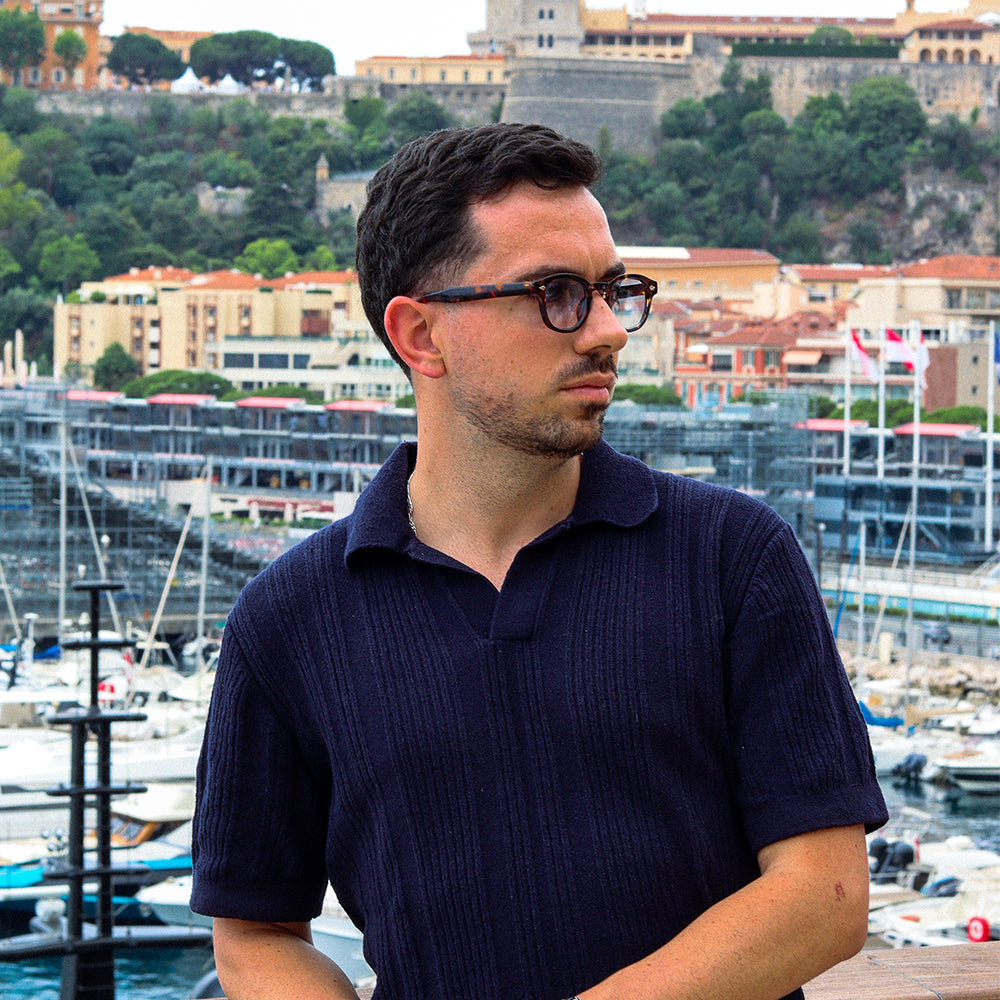 MONACO - TORTOISE | GRADIENT BLUE RITHŪS EYEWEAR