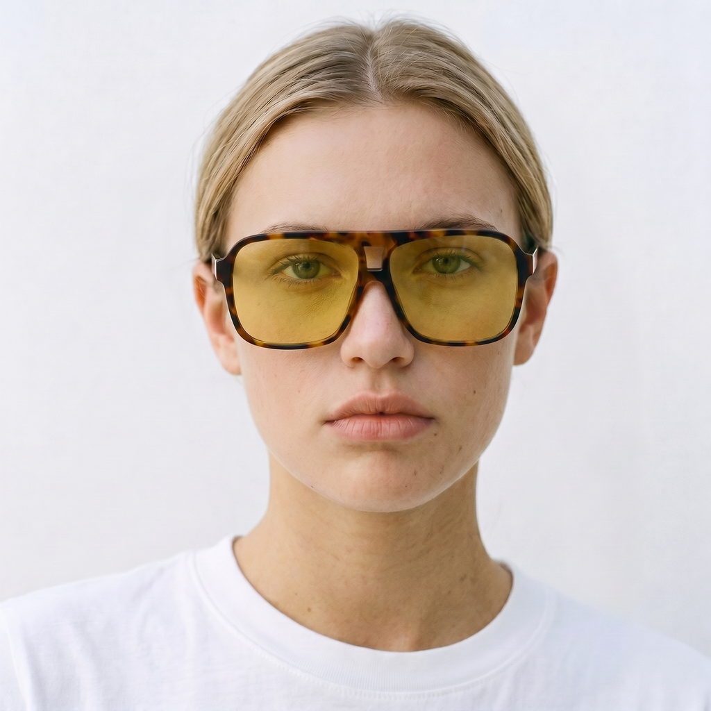 TULUM - TORTOISE | YELLOW